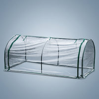 Mini Greenhouse with Stainless Steel Frame for Garden Plants, Small Green House with Waterproof PVC Cover, Portable Plant Protection, Patio Use