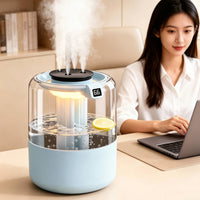 Large-Capacity Top-Fill Humidifier Quiet Top Fill Humidifier High-Frequency Mist Maker for Baby, Plants, Bedroom, Office, Home
