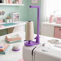 Thread Spool Stand Tabletop Spool Stand with Thread Guide Universal for Sewing Enthusiasts, Quilters, Craft Table