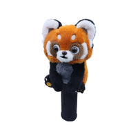 Plush Raccoon Bear Golf Wood Headcover Cartoon Club Head Cover