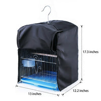 Large Bird Cage Cover Made of Polyester, Light Blocking Parrot Cage Cover, Warm Extra Large Indoor outdoor Protector Without Zippers or Flaps