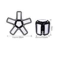 Folding LED Lamp 6500K Adjustable Panel Lamp for Home, Commercial