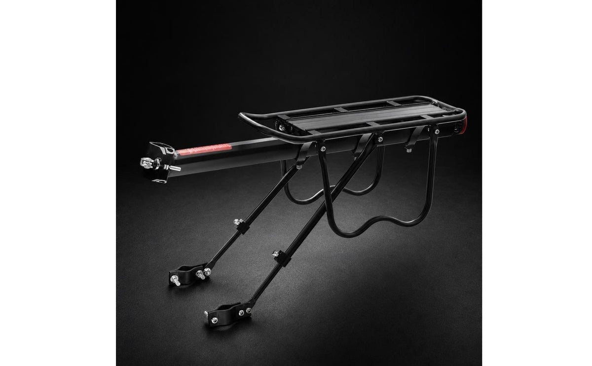 Rear Bike Rack with Reflector | Aluminum Alloy, Seatpost Mount, cycle Rear Rack with Struts, for Mountain Bikes