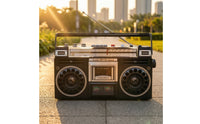 Boomboxes with USB Slot Versatile Boomboxes with Cassette Audio Logging Device Power Cassette Player for Music Lovers, Bedroom, Office