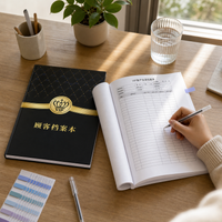 VIP Member Customer Record Book A4 Notebook for Client Information Management