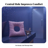 Beauty Bed Face Cradle Ergonomic Design Massage Table Face Cradle Breathable Spa Bed Headrest for Estheticians, Medical Practice