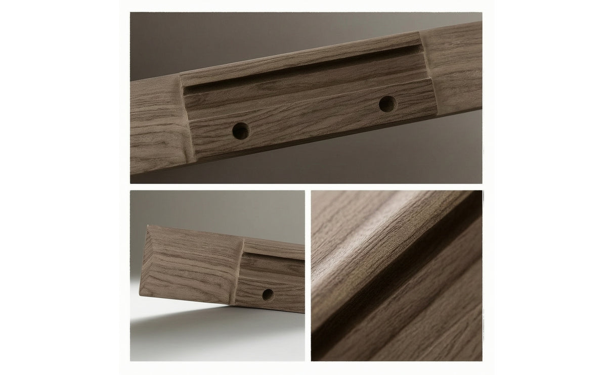 Rosewood Classical Guitar Bridge 6-String Guitar Bridge with Six Holes Hardwood Lightweight for Guitarists