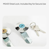 MS401 Cam Lock for Electrical and Cabinet Doors, Keyed Iron