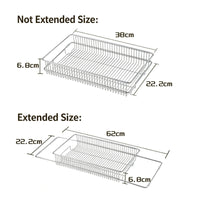 Extendable over-the-Sink Strainer Basket Multi-Purpose over-the-Sink Colander Sturdy Expandable Colander Long-Lasting for Rv