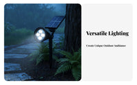 No Wiring Solar Powered Solar Light Auto On/deactivate Solar Light Dusk to Dawn for Tree Illumination, Yard, Patio