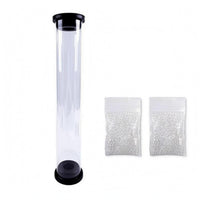 Cylindrical Clear Plastic Shuttlecock Tube Round-Topped Badminton Shuttlecock Tube Simple Shuttlecock Carry Case Portable