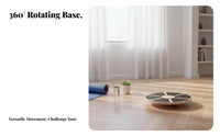 Long-Lasting Wood Construction Wooden Balance Board 360-Degree Rotation Round Balance Board Anti-Slip Surface Exercise Stability Disc Stable Base for Athletes, Physical Rehabilitation Patients, Seniors, Gym, Office