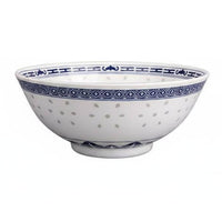 Chinese Type Dessert Bowl Colorfast Blue and White Pattern Bowl Thickened Material Tableware for Restaurant