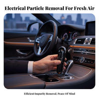 Mini Car Removes Airborne Particles, Smoke, and Odors Plug in Charged Particles Generator Ambient Cigarette Lighter Air Cleaner for Desktop
