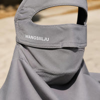 Full Face UV Protection Sun Mask for Women, Ice Silk Neck Guard Facekini for Outdoor Sun Protection