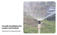 Dust Control Adjustable Atomizing Nozzle Uniform Spraying Adjustable Sprinkler Nozzle Easy Installation for Farmers, Orchard, Farm, Nursery