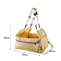 Waterproof Dog Car Seat Bed Easy to Clean Dog Booster Seat Upholstery Protection for Dogs