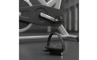 Exercise Bike Pedals with Straps Threaded Bike Pedals with Adjustable Straps Sturdy Compact for Fitness Enthusiasts