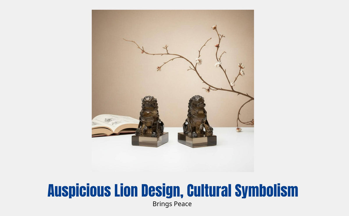 Modern Oriental Resin Lion Bookend, Creative Lion Book Holder, Decorative Sculpture for Study, Living Room