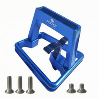 Aluminum Alloy Folding Bike Rack Mount Countersunk Screws Front Rack Mount Locking Clamp Bike Luggage Carrier Machined Metal