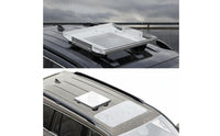 Portable Communication Dish Car Mount Transparent PC Plate Communication Internet Antenna Mount Adjustable Height Vehicle Accessory for Campers