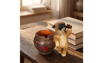 Pug Dog Ashtray Tabletop Vessel Whimsical for Living Room
