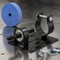 Fixed Bracket Drill Grinding Adapter Metal Frame Drill to Grinder Conversion Kit Slotted Mounting Holes Angle Grinder Conversion Kit Spindle Shaft