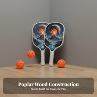 Pickleball Paddle Set Indoor/Outdoor Use Pickleball Paddle Sports Equipment Long-Lasting Anti-Slip Grip for Beginners