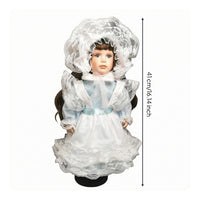 Decorative Ceramic Doll 41 Cm Tall Ceramic Doll Figure Filled Body