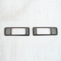 2 Pieces Rear Air Outlet Trim Cover Shiny Vent Outlet Molding Trim Car Accessory