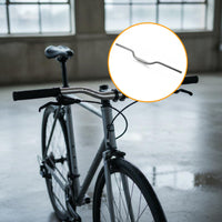 High Strength 31.8 Mm Mountain Bike Handlebar Polished Finish 800 Mm Aluminum Handlebar Long-Lasting Trail-Road Bike Bar Lightweight for Trail-Trail