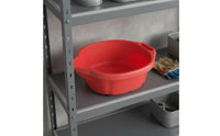 18L Large Capacity Deep Oil Drain Pan Reinforced Structure Heavy Duty Oil Pan Thickened Design Automotive Tool Long-Lasting Plastic for Auto Repair Workers, Mechanics, Garage