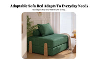 6 Pieces Japanese design Modular pad Sofa Set Foldable transformable Couch Multi-Functional Floor Seating Space Saving for Apartment Dwellers, Students, Young Adults, Bedroom, Lounge Area