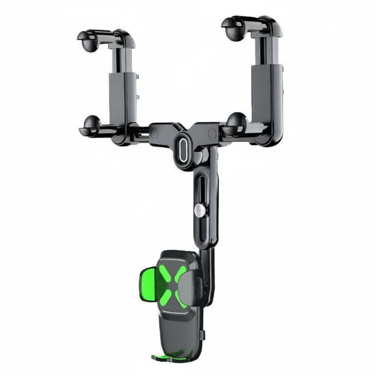 Anti-Vibration Rearview Mirror Phone Holder Wide Compatibility Car Mirror Phone Mount Easy Installation for Ride-Share Drivers