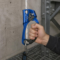 Aluminum-Aluminum-Alloy Alloy Right-Hand Ascender Hot-Forged Hand Ascender Textured Rubber Grip