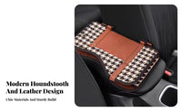 Portable Car Console Dog Seat Machine Washable Cushion Center Console Pet Car Seat Safe and Stable for Travelers, Drivers, Road Trips, Home