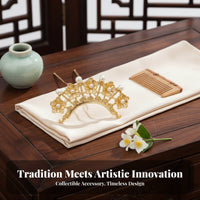 Traditional Chinese Attire Hair Accessory Retro Traditional Chinese Attire Hair Crown Chinese Design Headdress Elegant Design