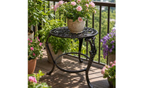 Wrought Iron Plant Stand Freestanding Wrought-Iron Flowers Stand Indoor Metal Plant Holder for Sunroom