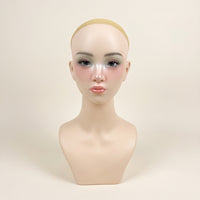 Hairpiece Display Stand Mannequin Head Elegant Mannequin Head Bust Stable for Cosplayers