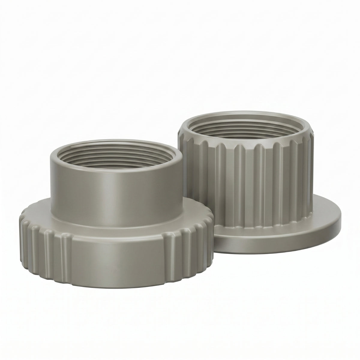 2 Pieces Cylindrical Pool Fountain Adapter Kit Easy Installation Male Female Adapter Set Long-Lasting Universal Fit