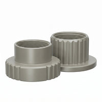 2 Pieces Cylindrical Pool Fountain Adapter Kit Easy Installation Male Female Adapter Set Long-Lasting Universal Fit