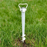 Lightweight Beach Umbrella Anchor Portable Umbrella Sand Anchor Adjustable Spiral Ground Stake Tooleffortless for Garden