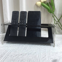 Desktop Remotes Organizer Sturdy Smooth Edges Desktop Storage Rack for Hotel