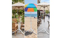 Umbrella Base Stand Foldable Umbrella Stand with Folding Legs Metal Outdoor Anchor for Garden, Backyard, Beach
