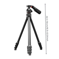 Camera Tripod with Phone Clamp Lightweight Phone Camera Tripod Stand Extendable for Content Producers, Students, Livestreaming