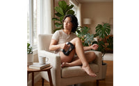 Electric Fascia Massage Tool Portable Handheld Massager with Digital Display