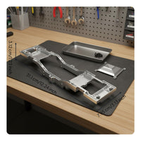 Aluminum Chassis and Gearbox Mount High Strength Metal Chassis Girder RC Car Main   for Rock Crawling