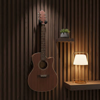 Silicone Padded Self-Locking Guitar Hanger Heavy Duty Wall Mount Guitar Hook for Music Room