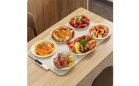 Foldable Food Warming Mat Adjustable Temperature Silicone Warming Mat Portable Appliance Lightweight for Party