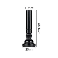 2 Pieces Beginner Friendly 7C Trumpet Mouthpiece Lightweight Plastic Trumpet Mouthpiece Polished Surface Wind Instrument Part Cold-Weather Use for Beginners